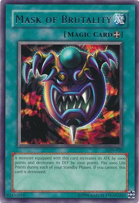 Mask of Brutality - LON-020 - Rare 