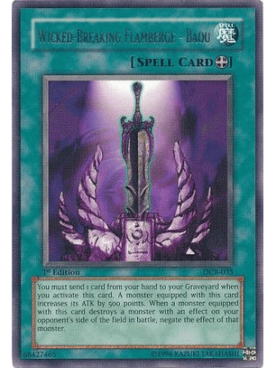 Wicked-Breaking Flamberge - Baou - DCR-035 - Rare 