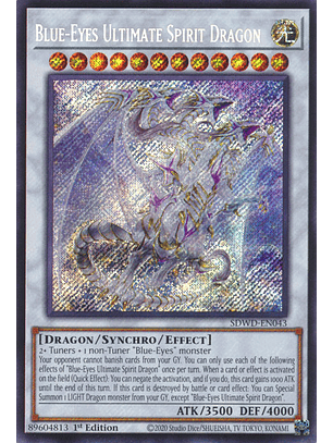 Blue-Eyes Ultimate Spirit Dragon - SDWD-EN043 - Secret Rare 