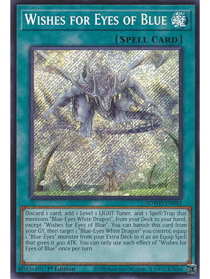 Wishes for Eyes of Blue - SDWD-EN042 - Secret Rare 