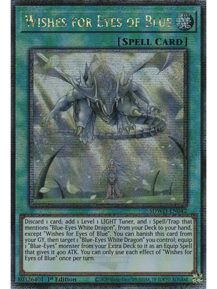 Wishes for Eyes of Blue - SDWD-EN042 - Quarter Century Secret Rare