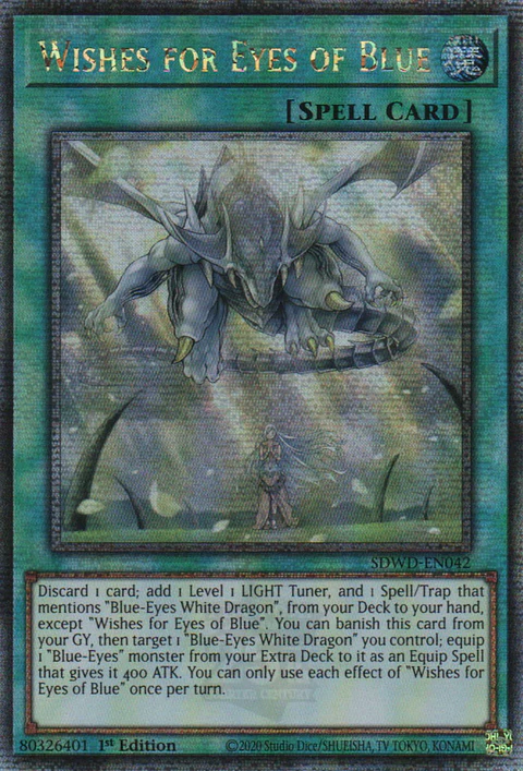 Wishes for Eyes of Blue - SDWD-EN042 - Quarter Century Secret Rare