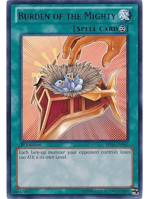 Burden of the Mighty - BP01-EN045 - Rare 