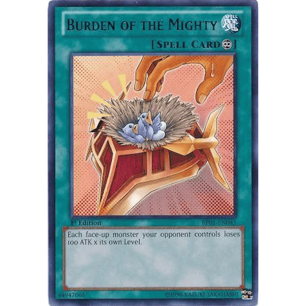 Burden of the Mighty - BP01-EN045 - Rare 