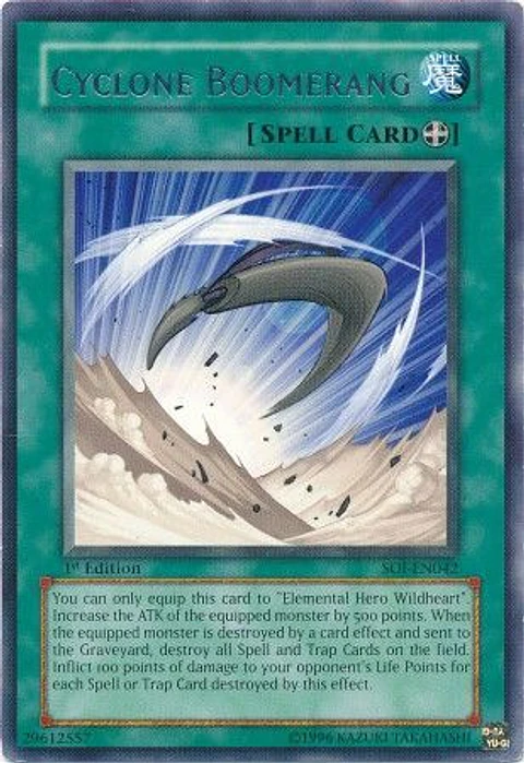 Cyclone Boomerang - SOI-EN042 - Rare