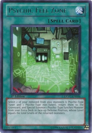 Psychic Feel Zone - EXVC-EN056 - Rare 1