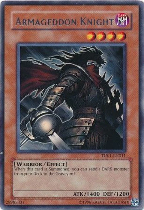 Armageddon Knight - TU01-EN011 - Rare