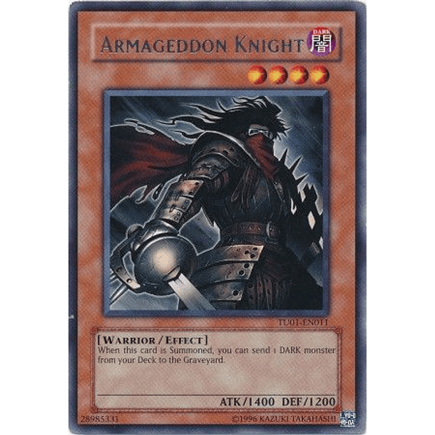 Armageddon Knight - TU01-EN011 - Rare