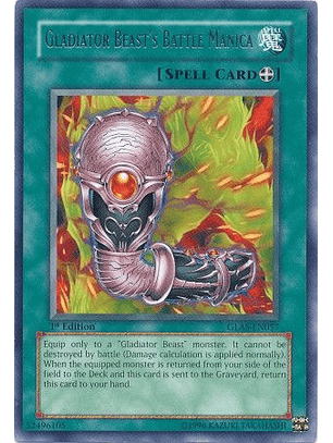 Gladiator Beast's Battle Manica - GLAS-EN057 - Rare