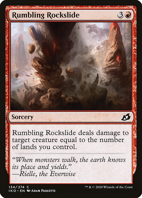 Rumbling rockslide - IKO - C