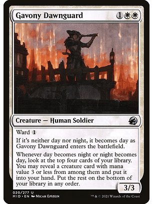 Gavony dawnguard - MID - U