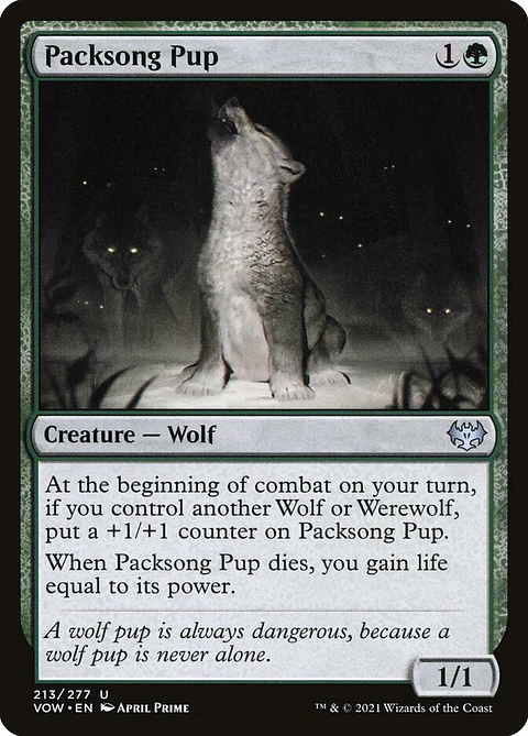 Packson pup - VOW - U