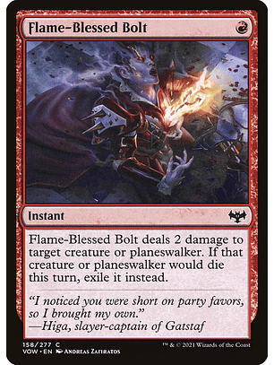 Flame- blessed bolt - VOW - C