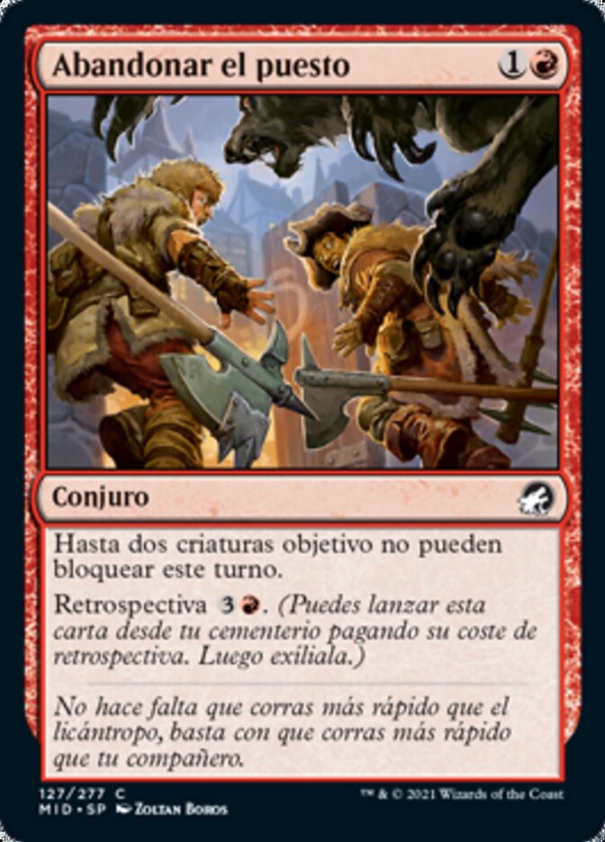 Abandon the post - MID - C 1