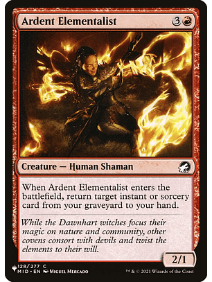 Ardent elementalist - MID - C