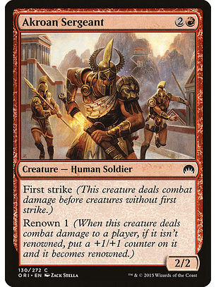 Akroan sergeant - ORI - C