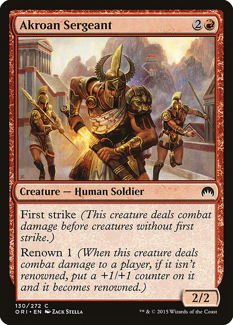 Akroan sergeant - ORI - C