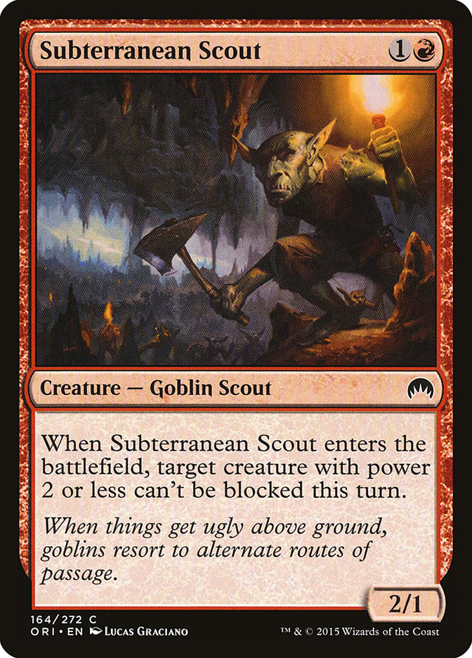 Subterranean scout - ORI - C 1