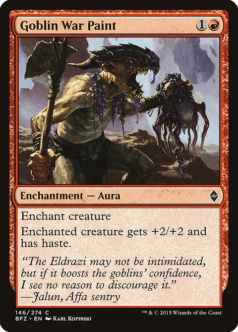 Goblin war paint - BFZ - C