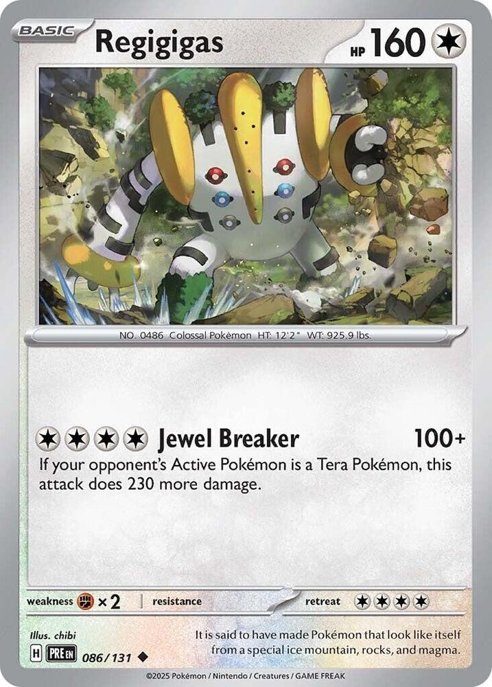 Regigigas - 086/131 - Uncommon - PRE  1