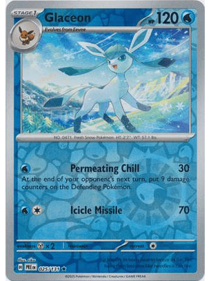 Glaceon - 025/131 - Holo Rare - PRE 