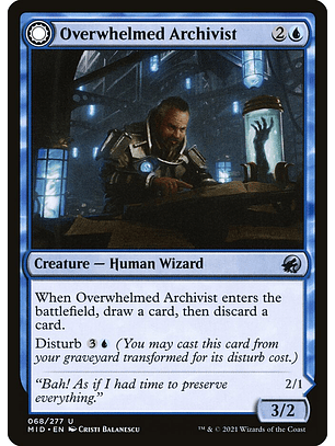 Overwhelmed archivist - MID - U