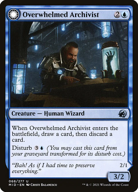 Overwhelmed archivist - MID - U
