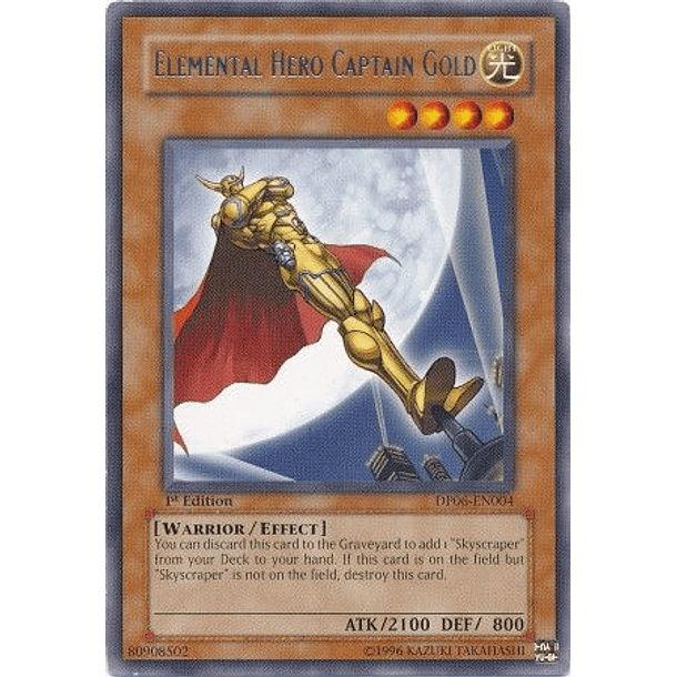 Elemental Hero Captain Gold - DP06-EN004 - Rare 