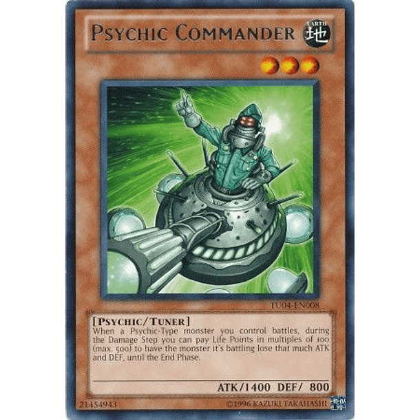 Psychic Commander - TU04-EN008 - Rare