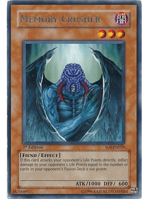 Memory Crusher - SOI-EN029 - Rare 