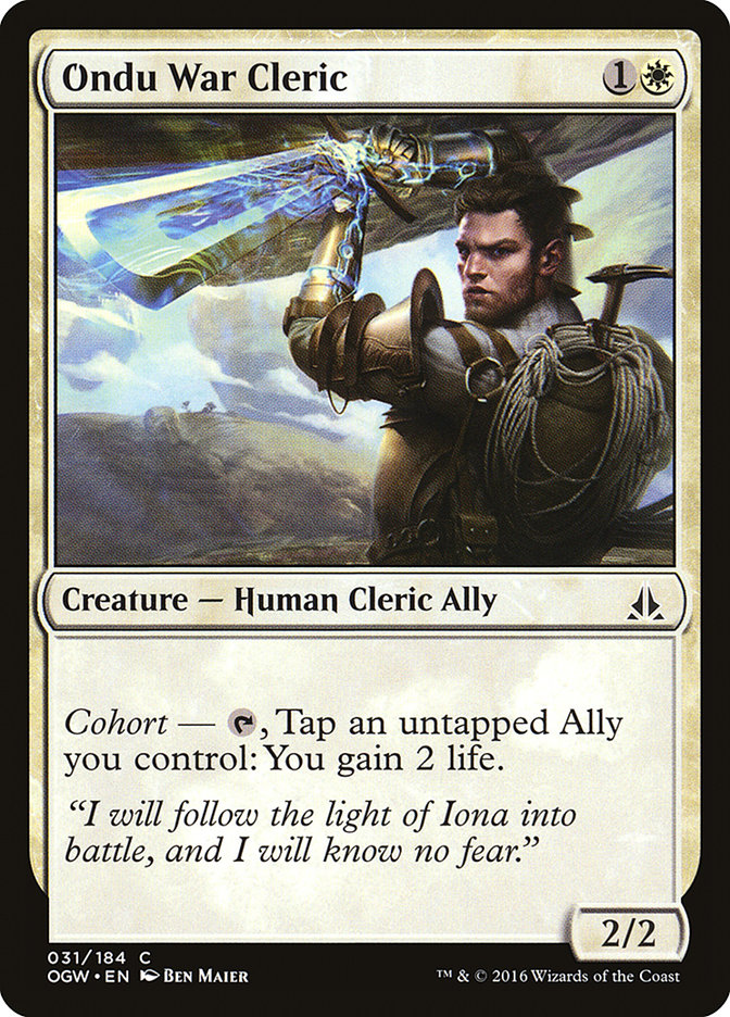 Ondu war cleric - OGW - C 1