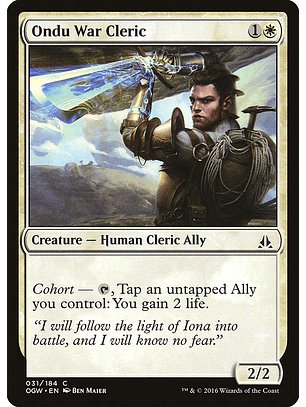 Ondu war cleric - OGW - C
