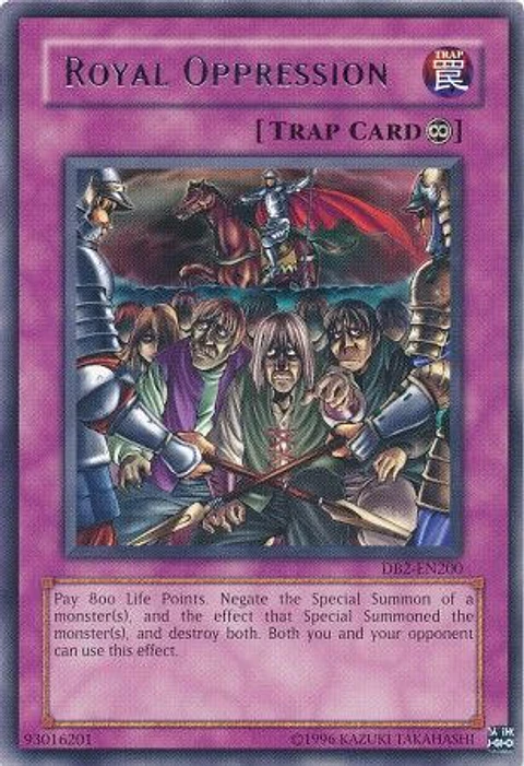Royal Oppression - DB2-EN200 - Rare