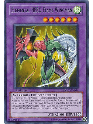 Elemental Hero Flame Wingman - RYMP-EN016 - Rare