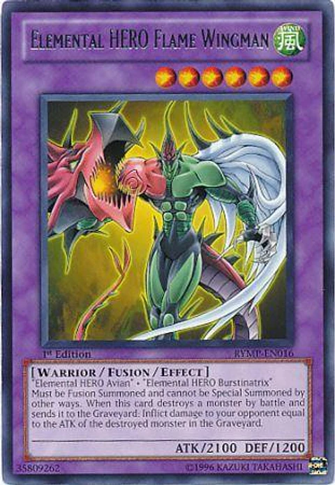 Elemental Hero Flame Wingman - RYMP-EN016 - Rare
