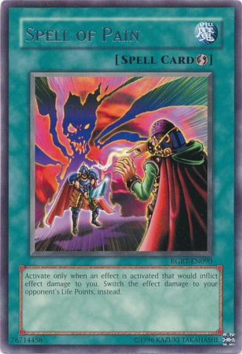 Spell of Pain - RGBT-EN090 - Rare