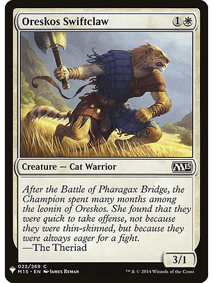 Oreskos swiftclaw - M15 - C