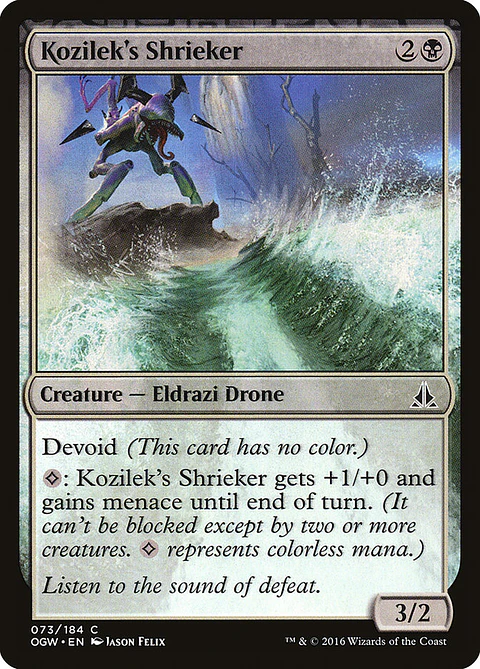 Kozilek's shrieker - OGW - C