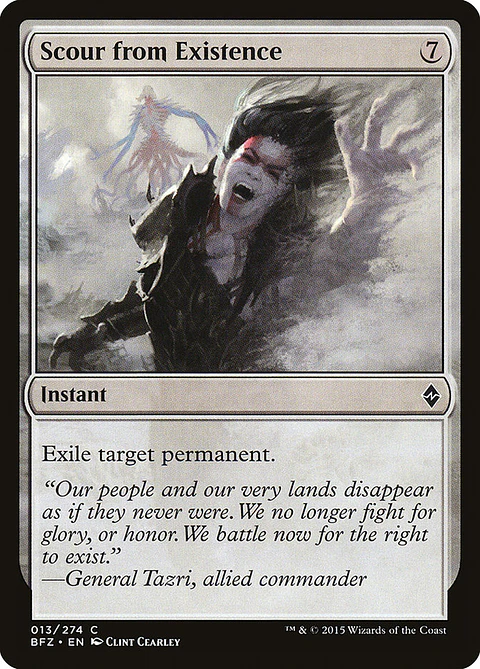 Scour from existence - BFZ - C