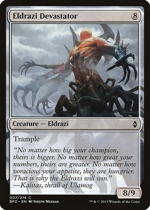 Eldrazi devastator - BFZ - C