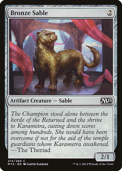 Bronze sable - M15 -