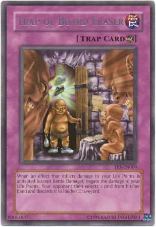 Trap of Board Eraser - TP5-EN009 - Rare (español) 1