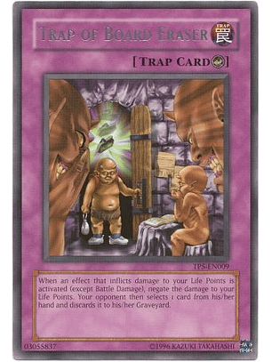 Trap of Board Eraser - TP5-EN009 - Rare (español)