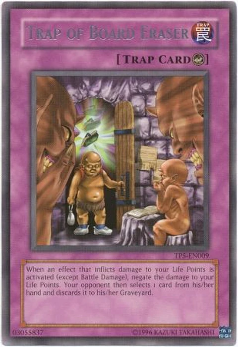 Trap of Board Eraser - TP5-EN009 - Rare (español)