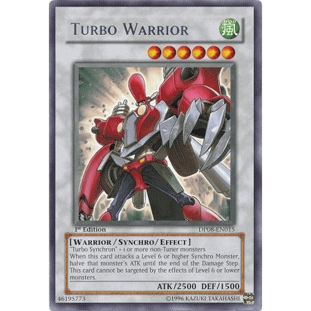 Turbo Warrior - DP08-EN015 - Rare 