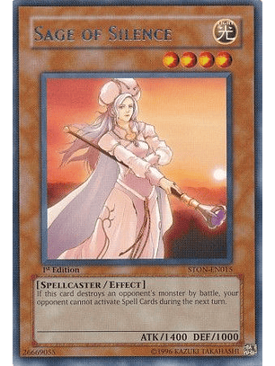 Sage of Silence - STON-EN015 - Rare