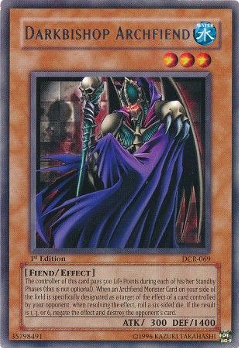 Darkbishop Archfiend - DCR-069 - Rare