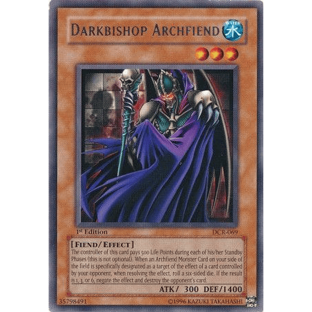 Darkbishop Archfiend - DCR-069 - Rare