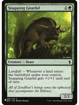 Snapping gnarlid - BFZ - C
