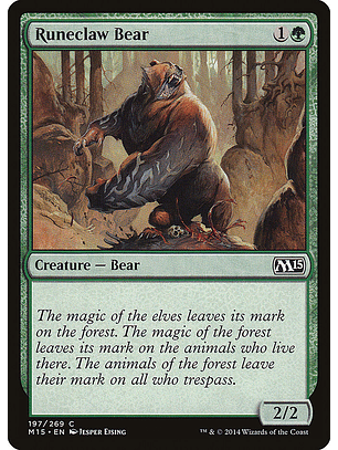 Runeclaw bear - M15 - C